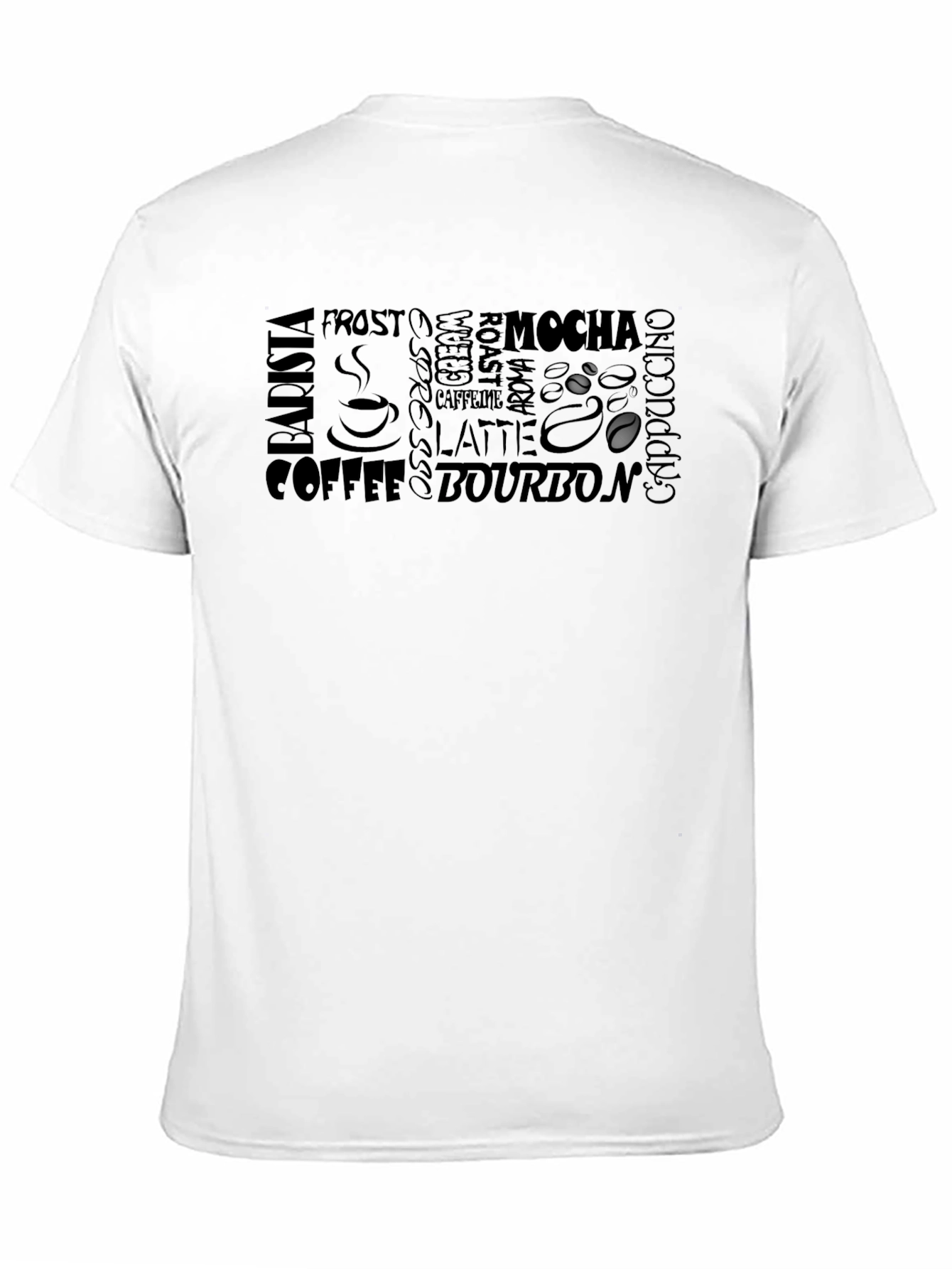 Black Coffee Lover's Black Graphic T-Shirt view 11
