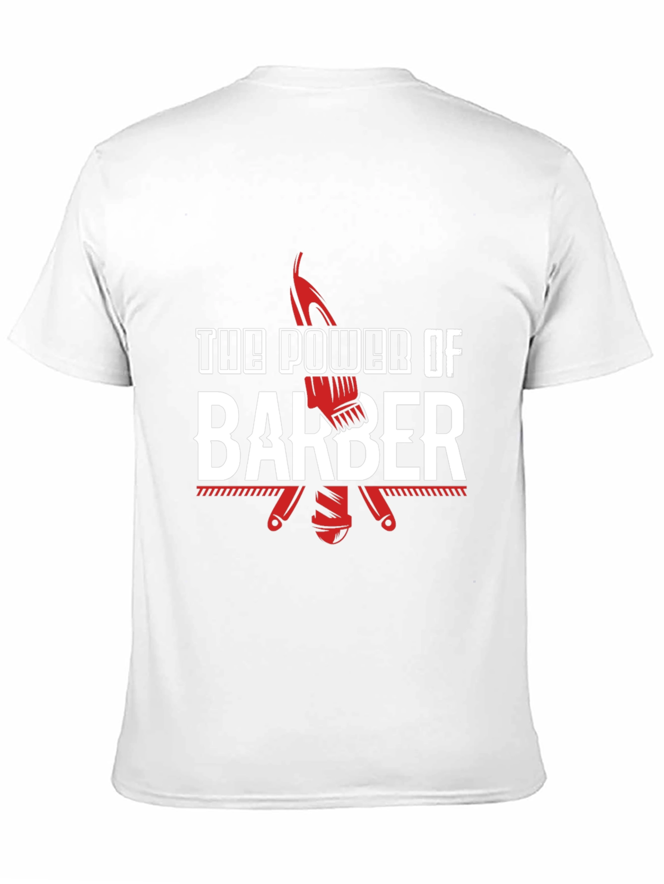 The Power of Barber T-Shirt - Stylish Graphic Tee - 11