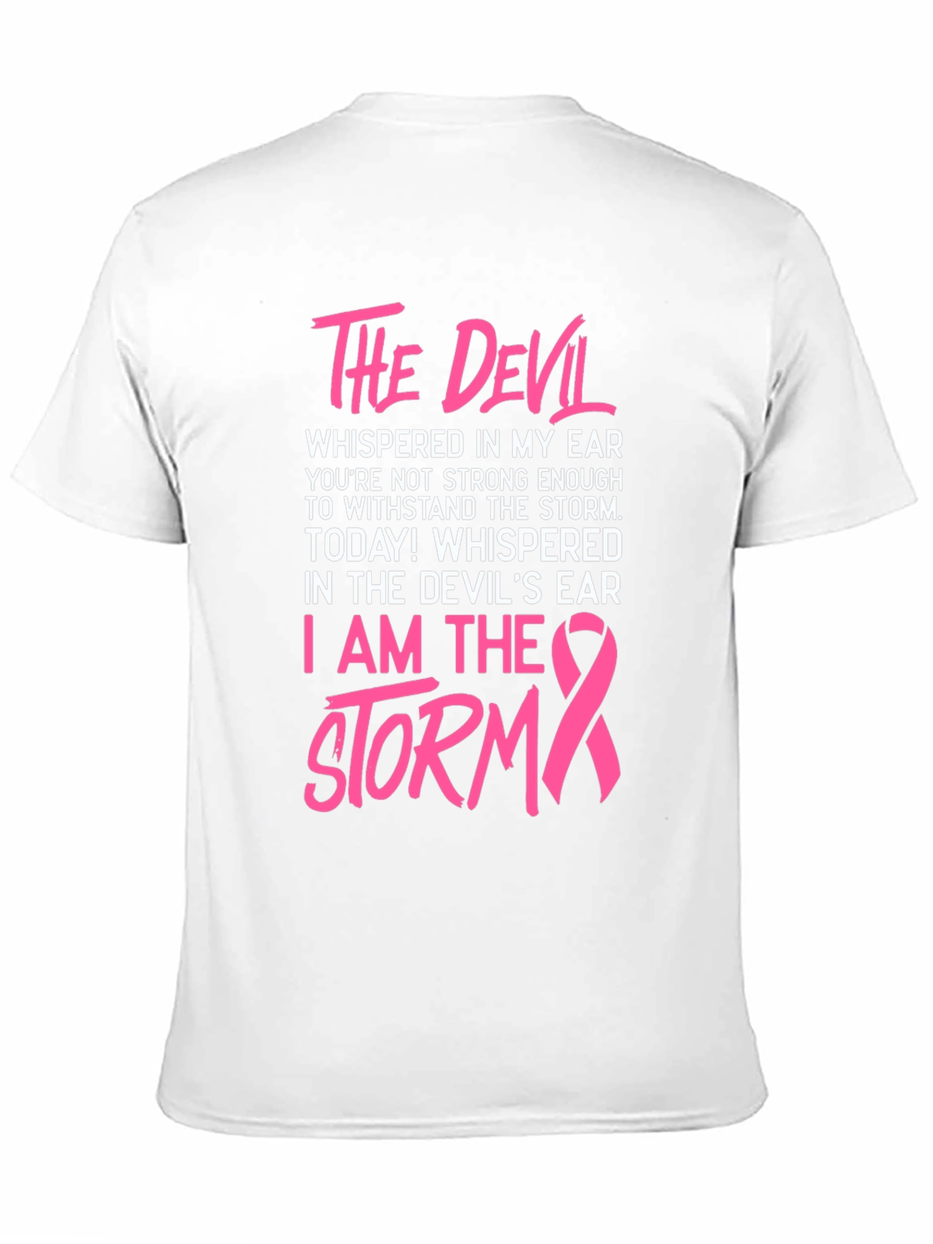 Black The Devil Whispered Graphic T-Shirt view 11