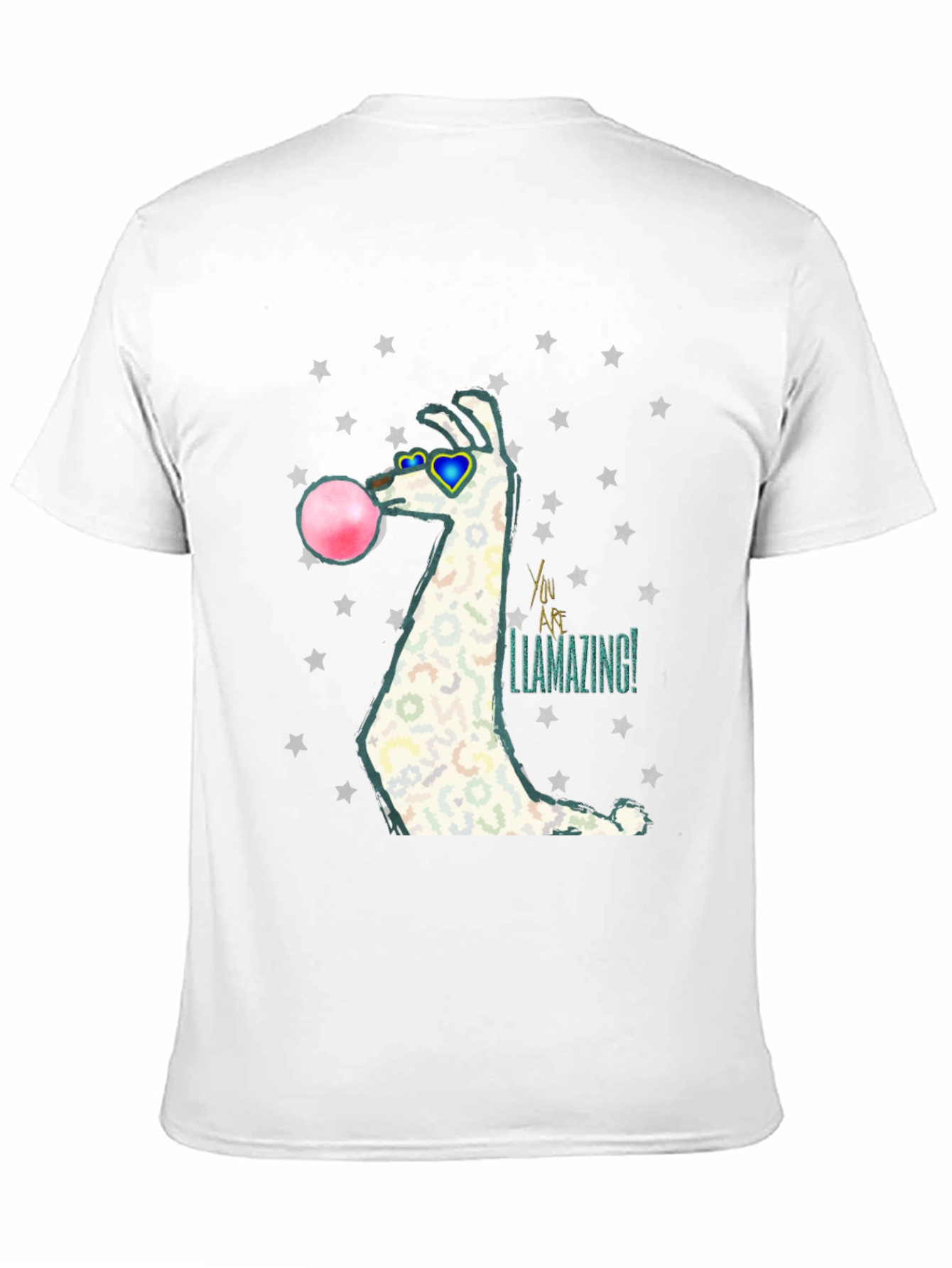 Black Llamazing Bubblegum Graphic Tee view 11