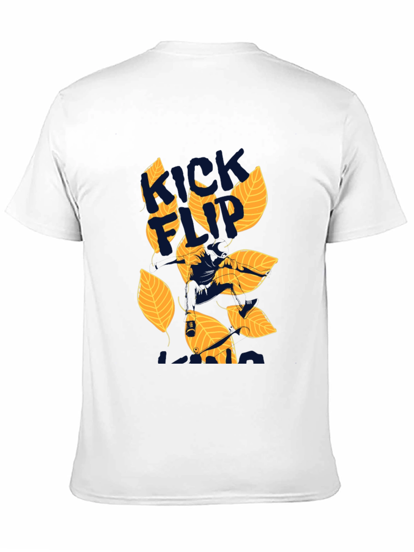 Black Graphic Print Crew Neck T-Shirt view 11