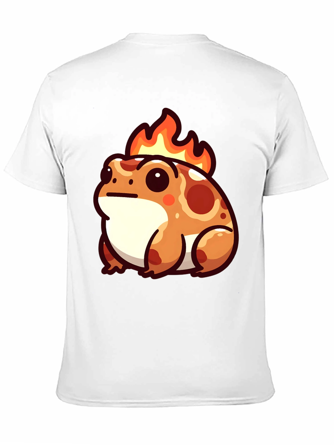 Black Flaming Frog T-Shirt - Fun Graphic Tee view 11