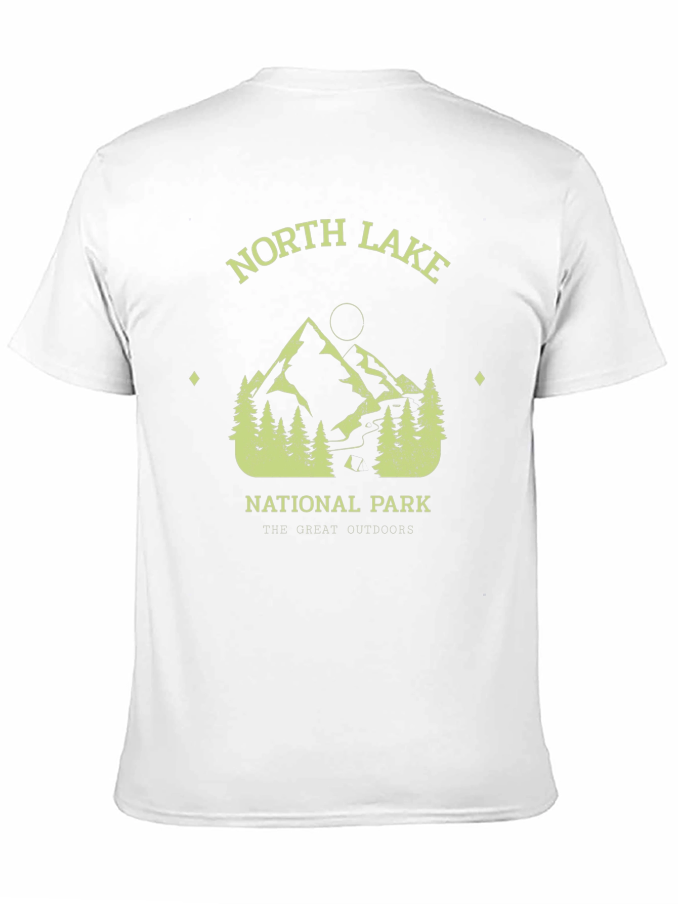 Black North Lake National Park Graphic T-Shirt view 11