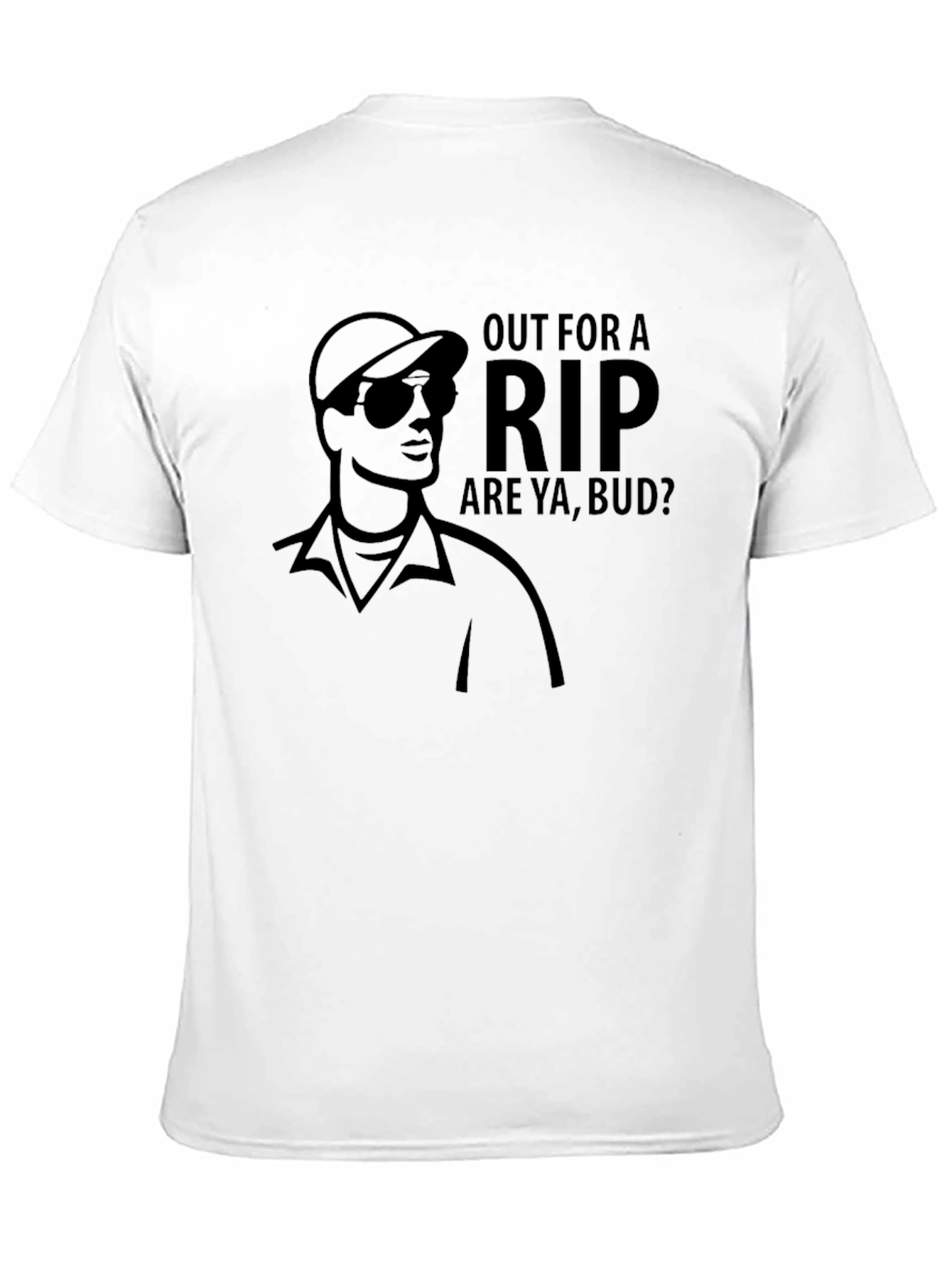 Black Out for a Rip T-Shirt, Black Graphic Tee view 11