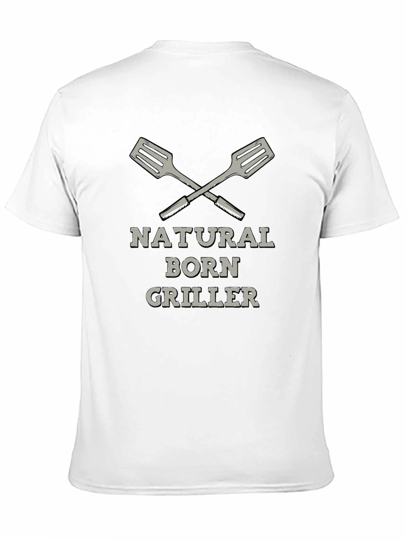 Black Natural Born Griller T-Shirt view 11