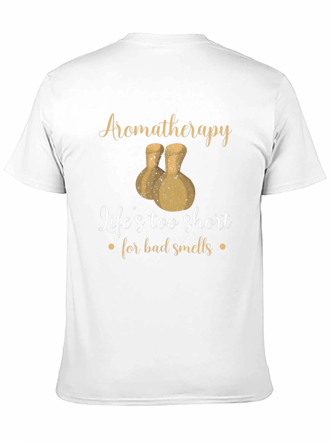 Black Aromatherapy T-shirt: Life's Too Short view 11