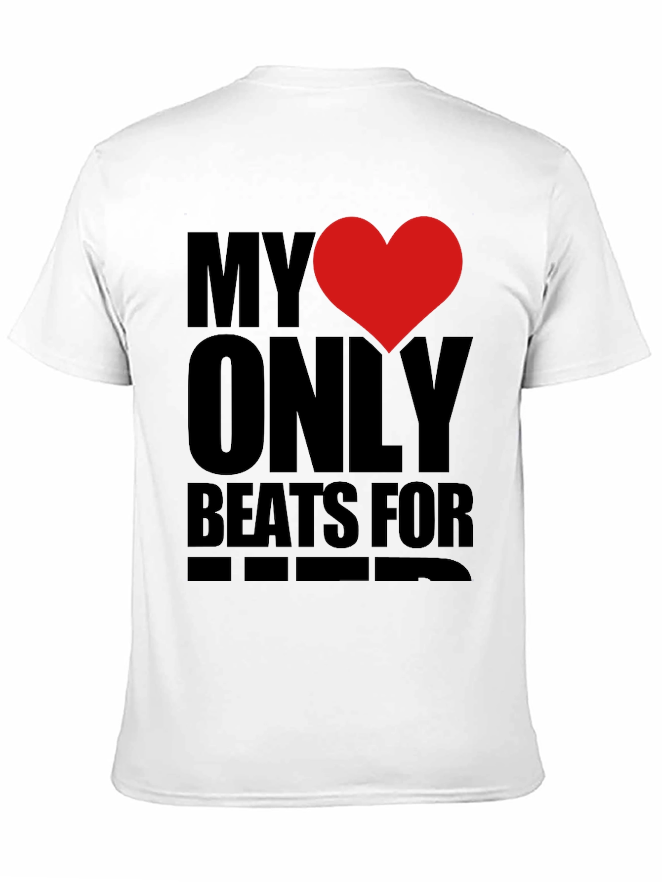 Black Heart Beats T-Shirt view 11