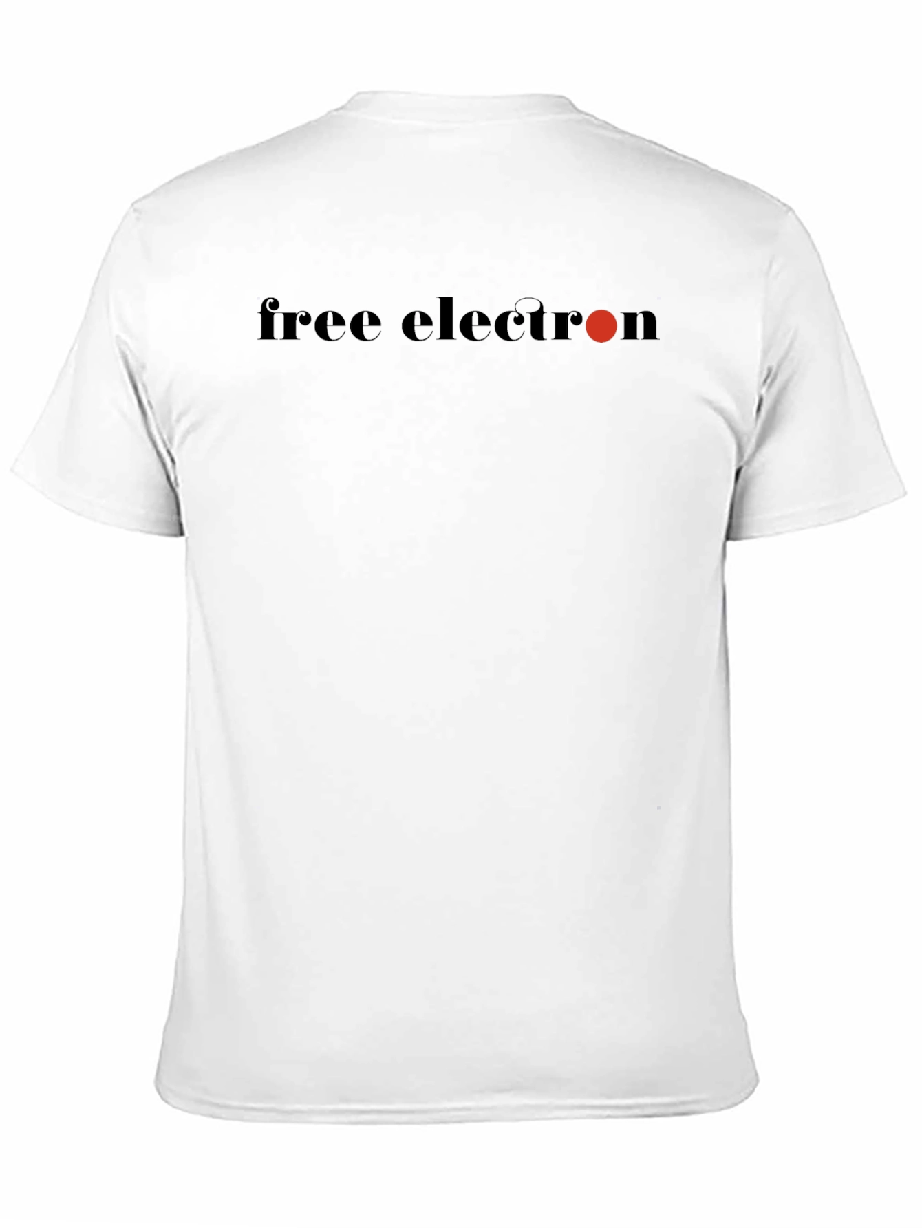 Black Free Electron Graphic T-Shirt - Black Cotton Tee view 11
