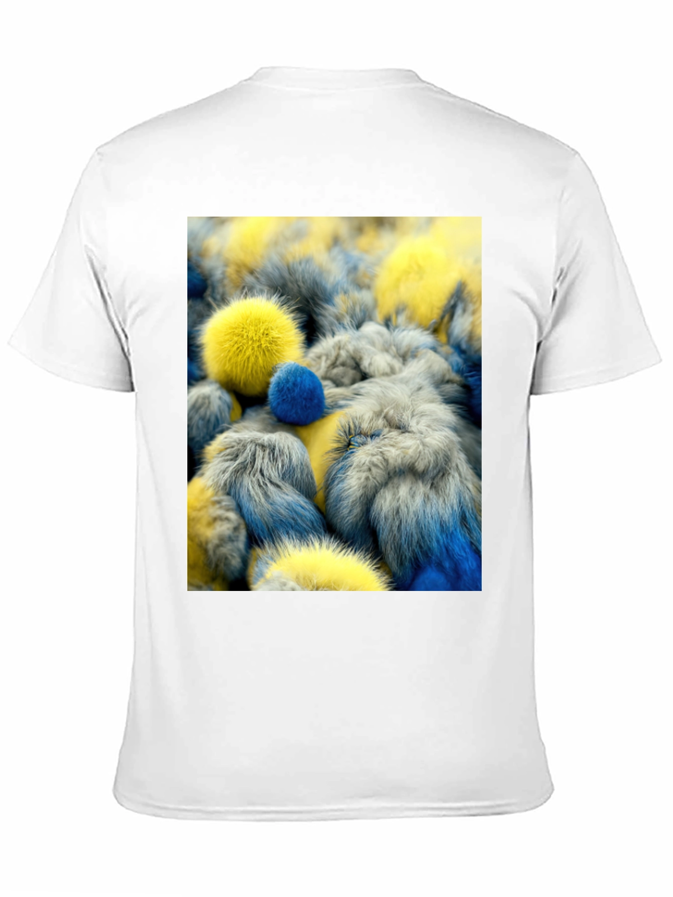 Black Fluffy Pom-Pom T-Shirt view 11