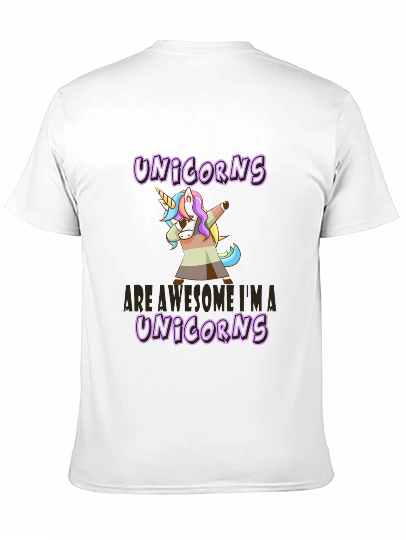 Black Unicorns Are Awesome I'm A Unicorns T-Shirt view 11