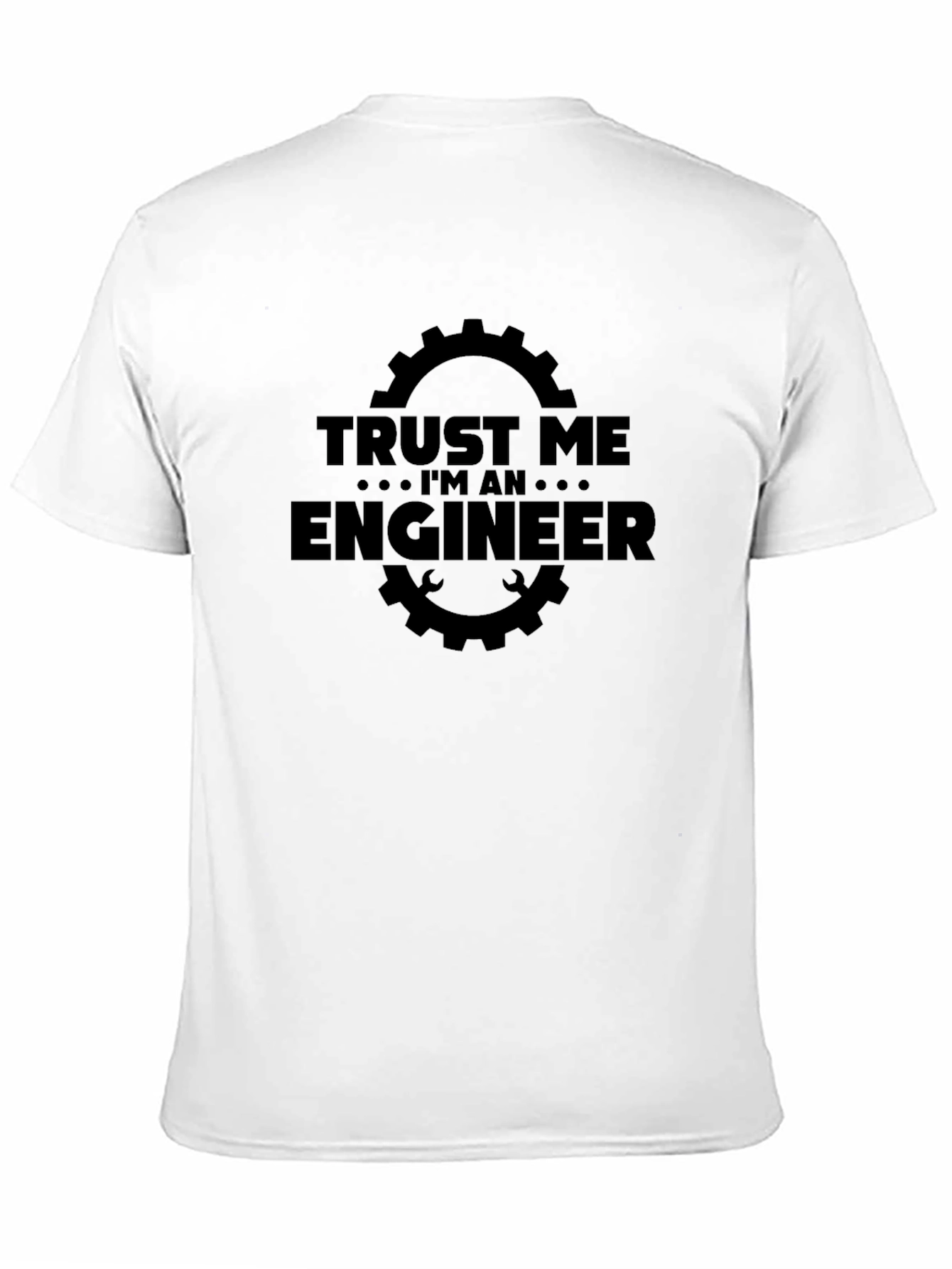 Black Trust Me I'm An Engineer Black T-Shirt view 11