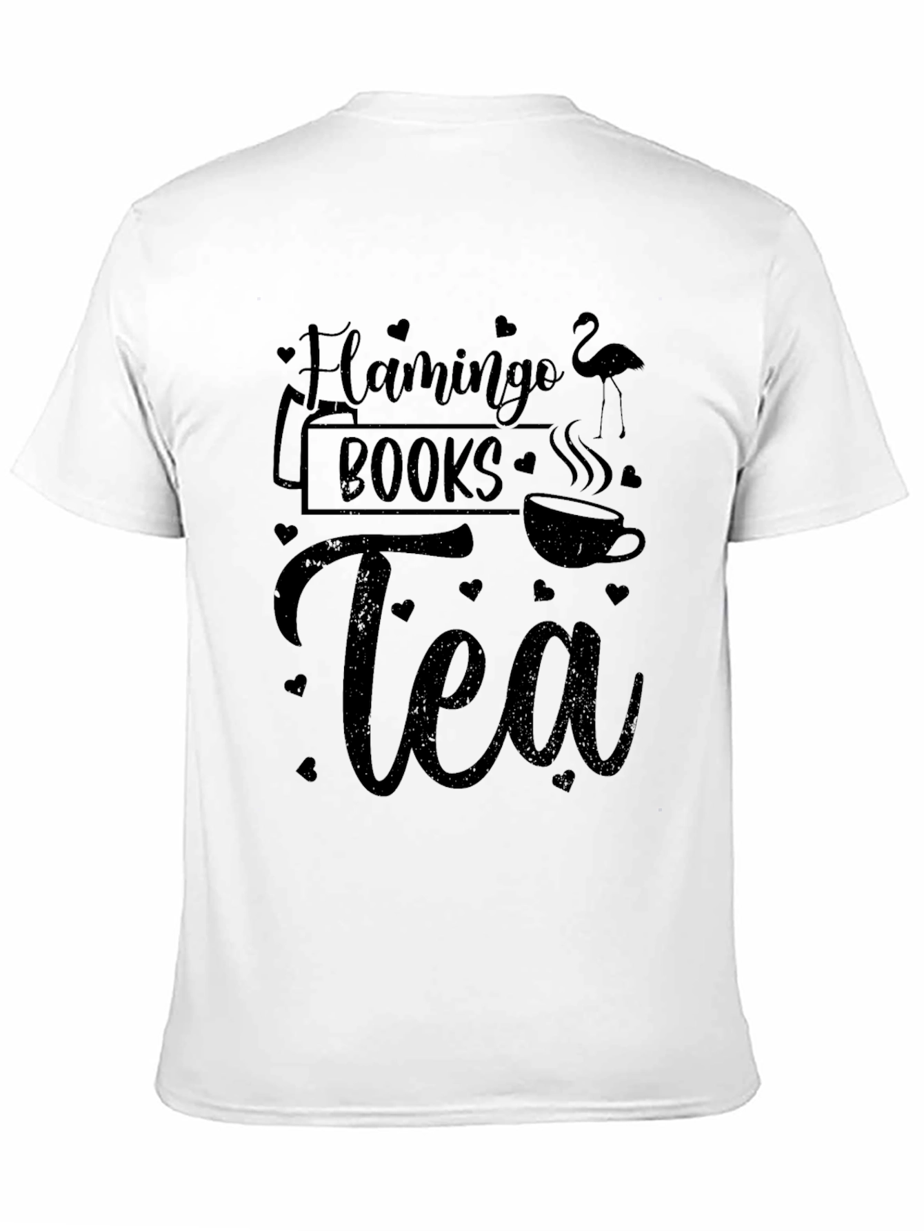 Black Flamingo Books Tea Graphic T-Shirt view 11