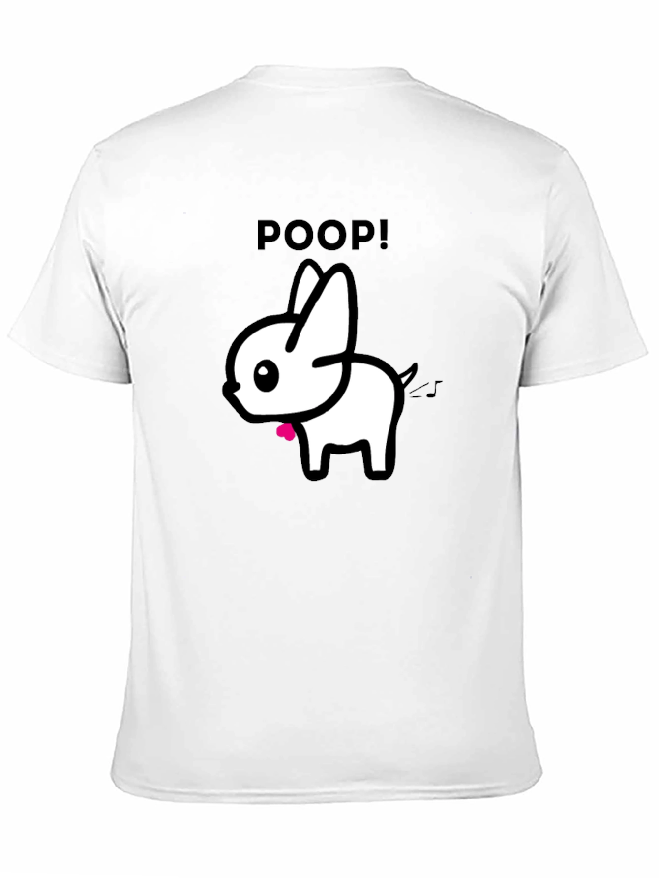 Black Funny Poop Dog Black Graphic T-Shirt view 11