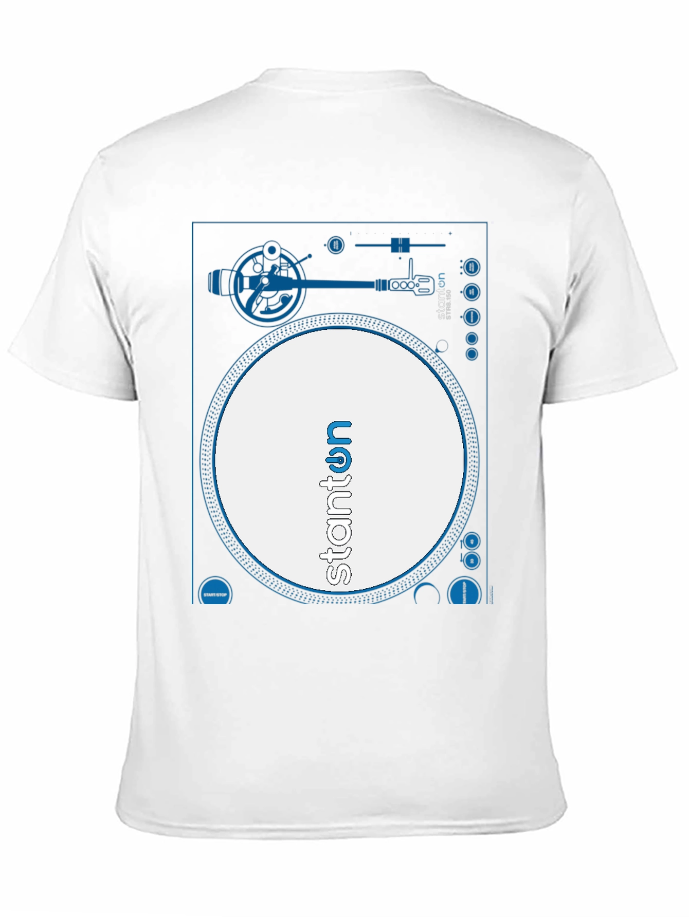 Black Stanton Turntable Graphic T-Shirt view 11