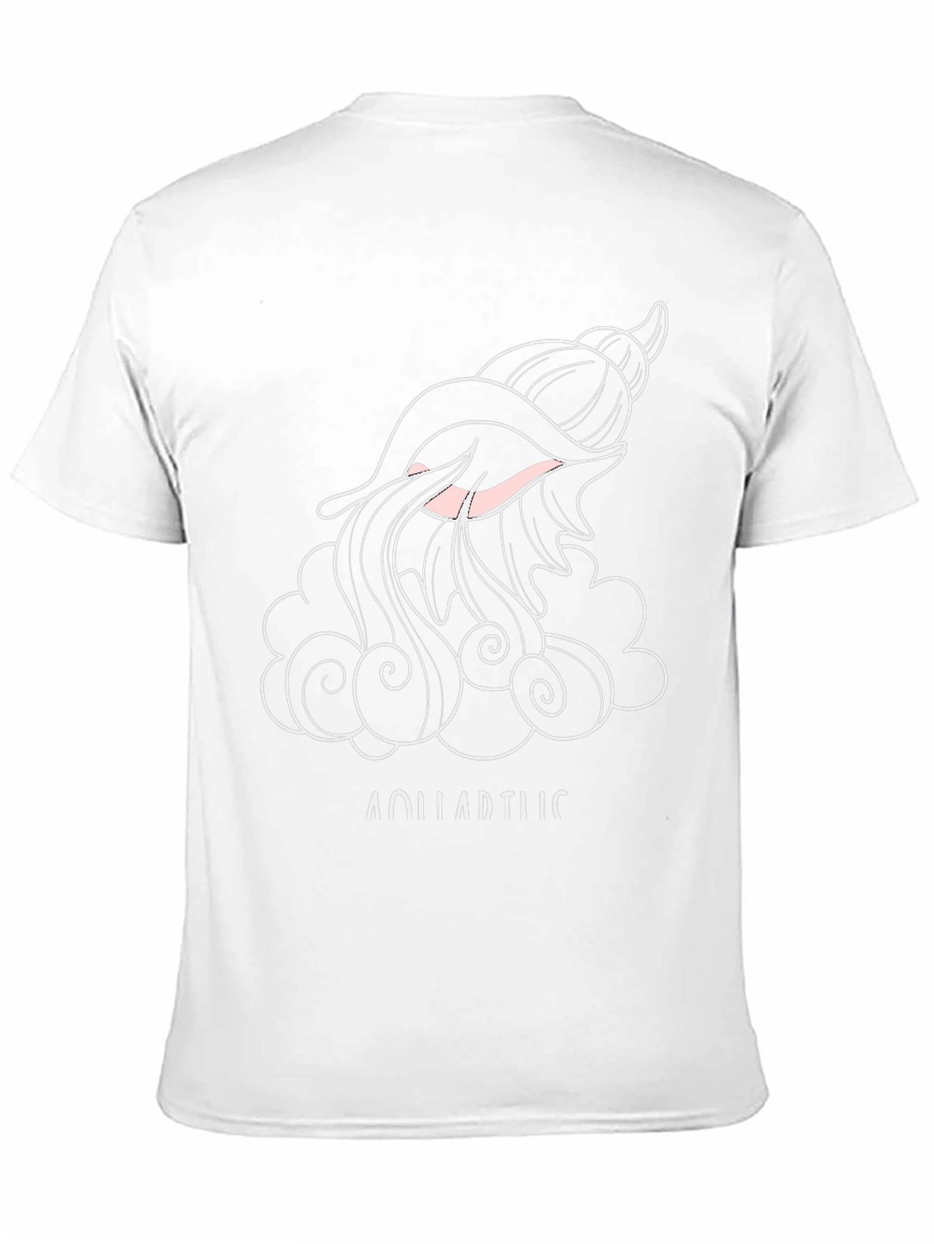 Black Aquatic Shell Graphic Tee - Black Cotton Comfort view 11