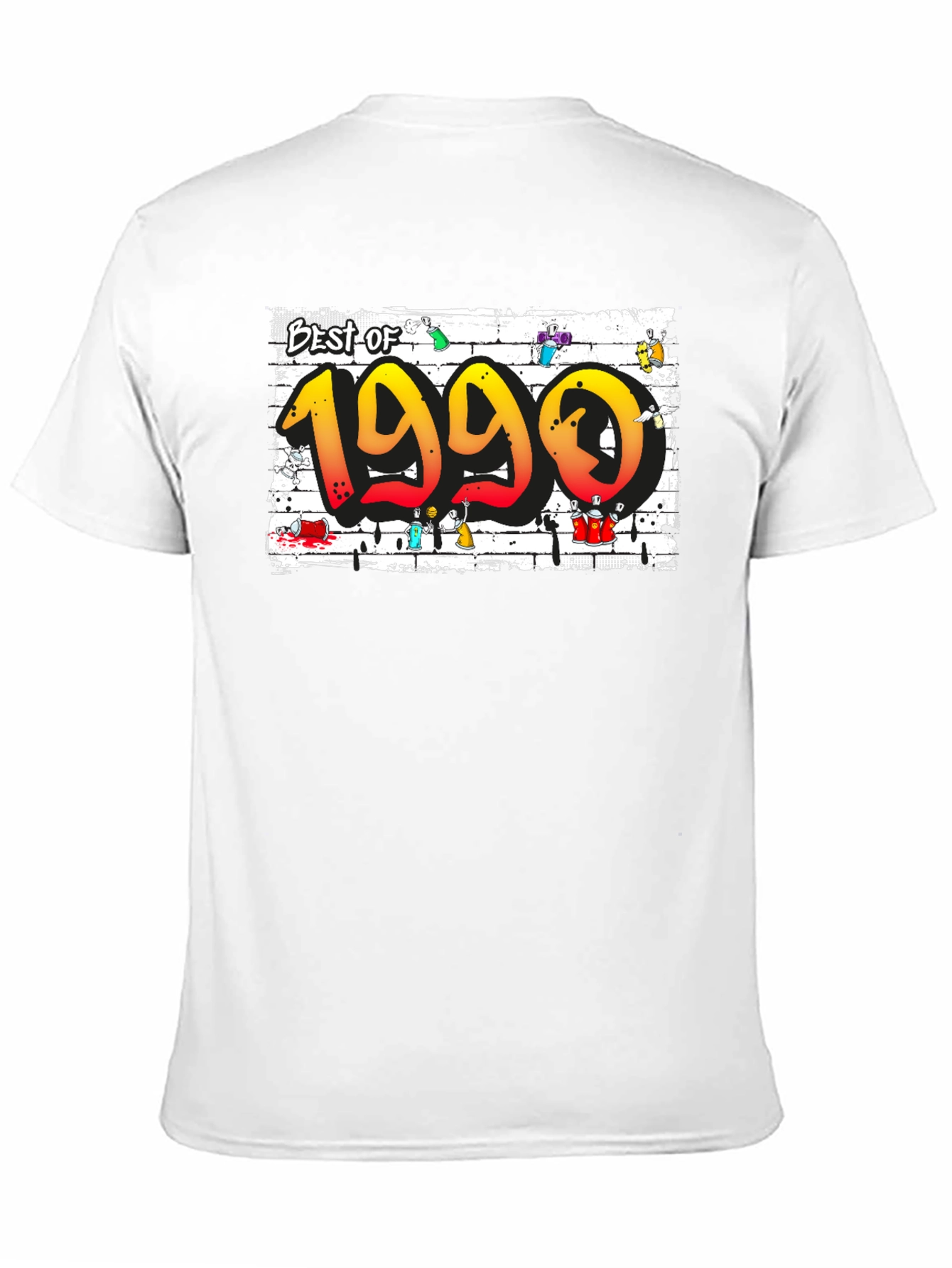 Black Best of 1990 Graphic T-Shirt view 11