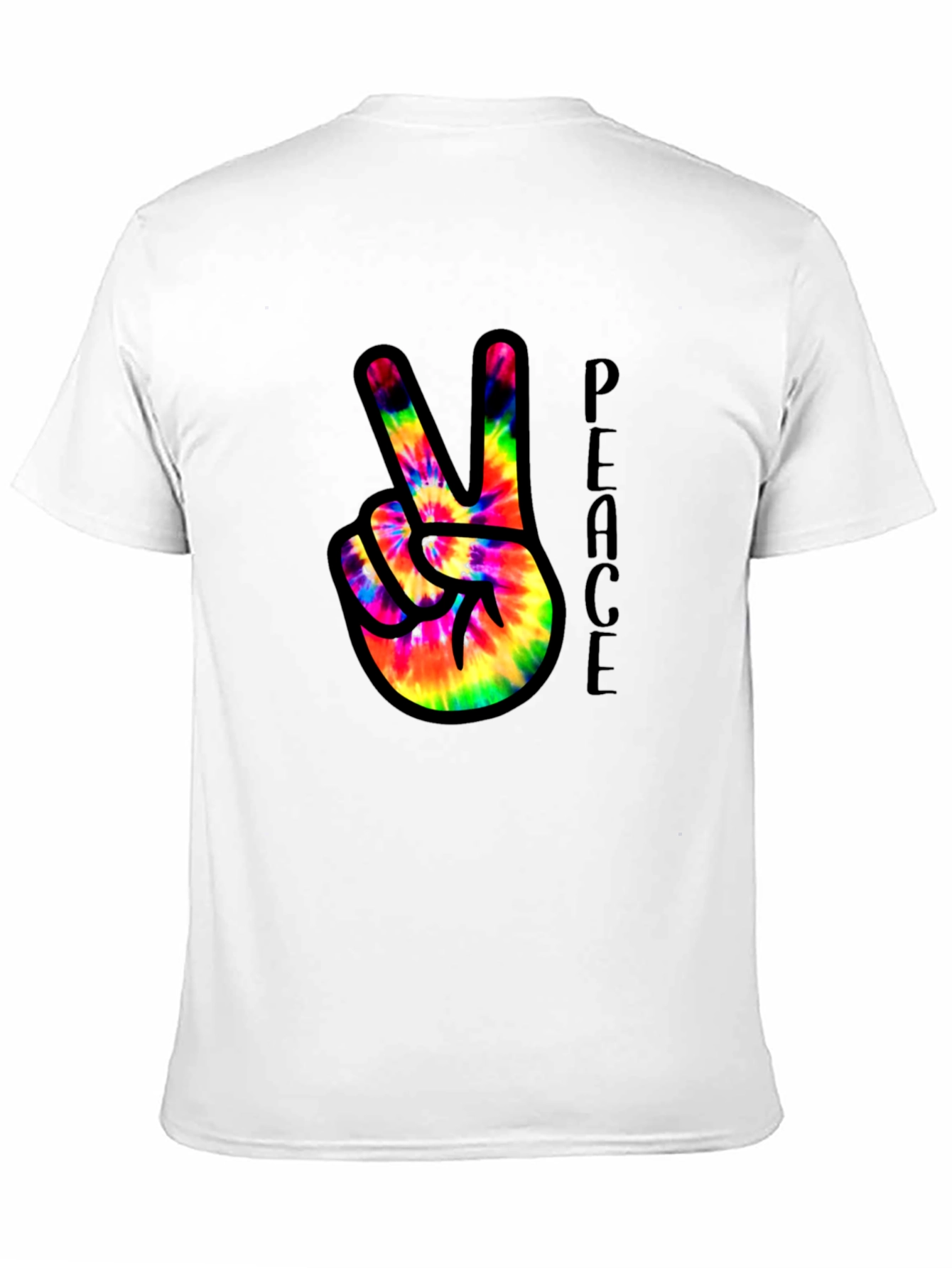 Peace Sign Tie-Dye T-Shirt - 11