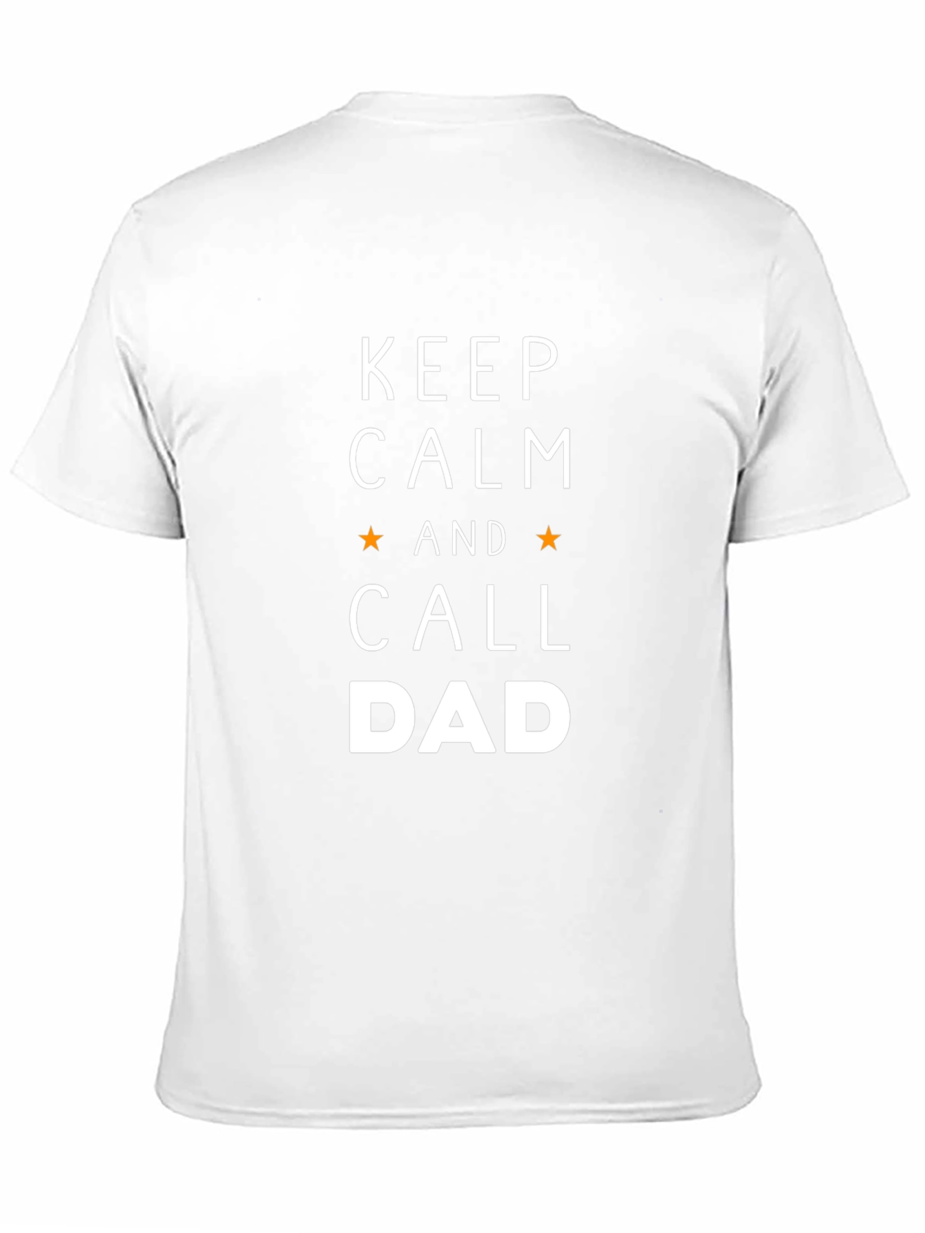 Black Keep Calm and Call Dad T-Shirt view 11
