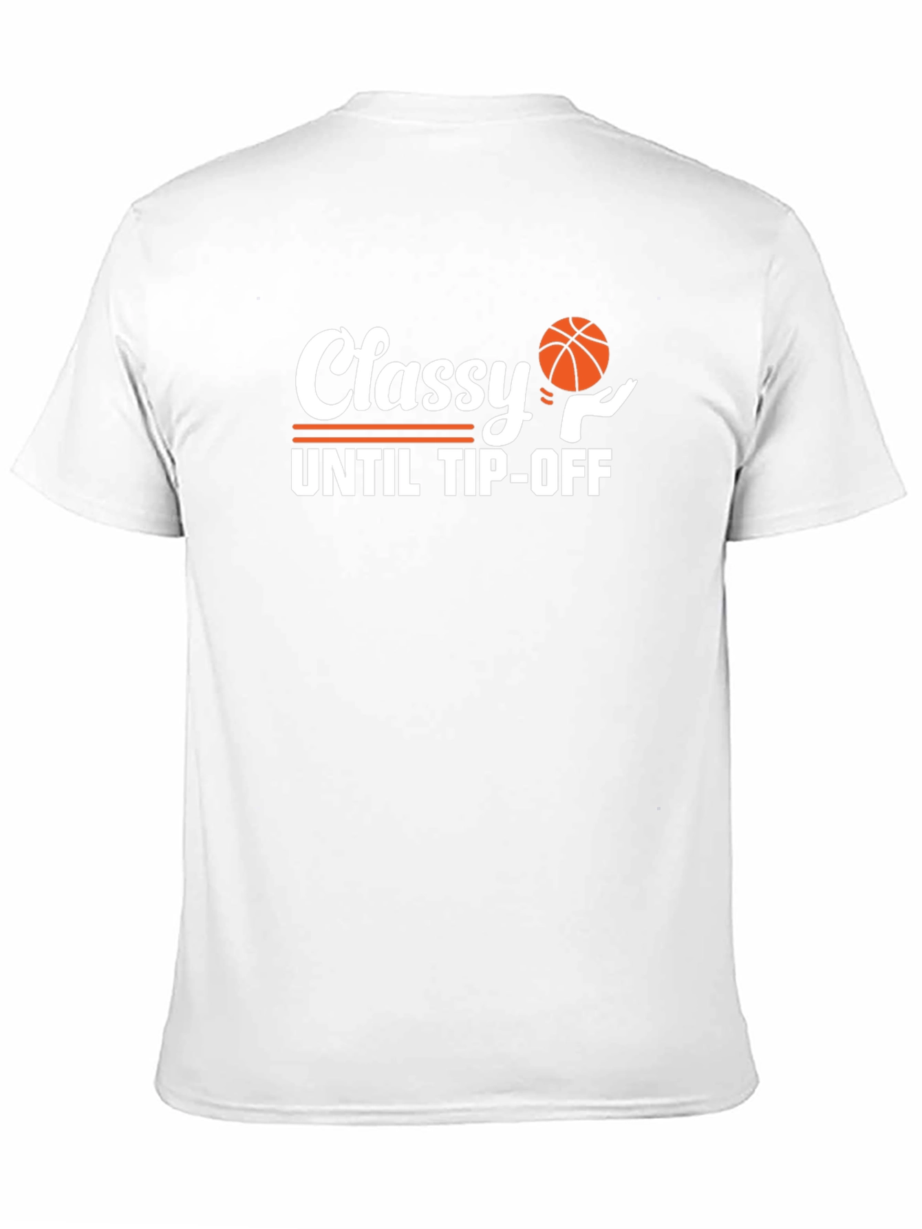 Black Classy Until Tip-Off Black T-Shirt view 11