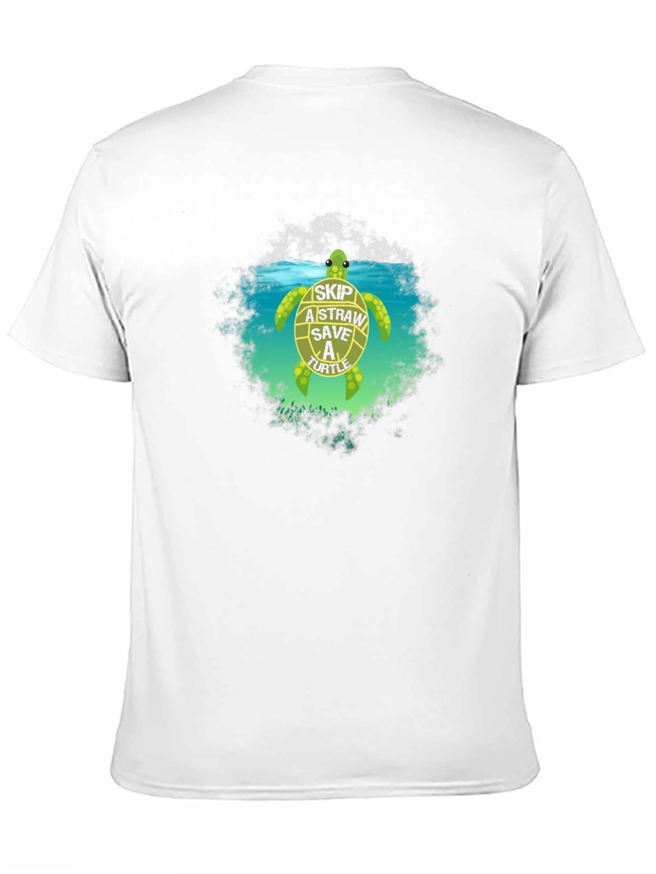 Black Save the Turtles Graphic Tee view 11