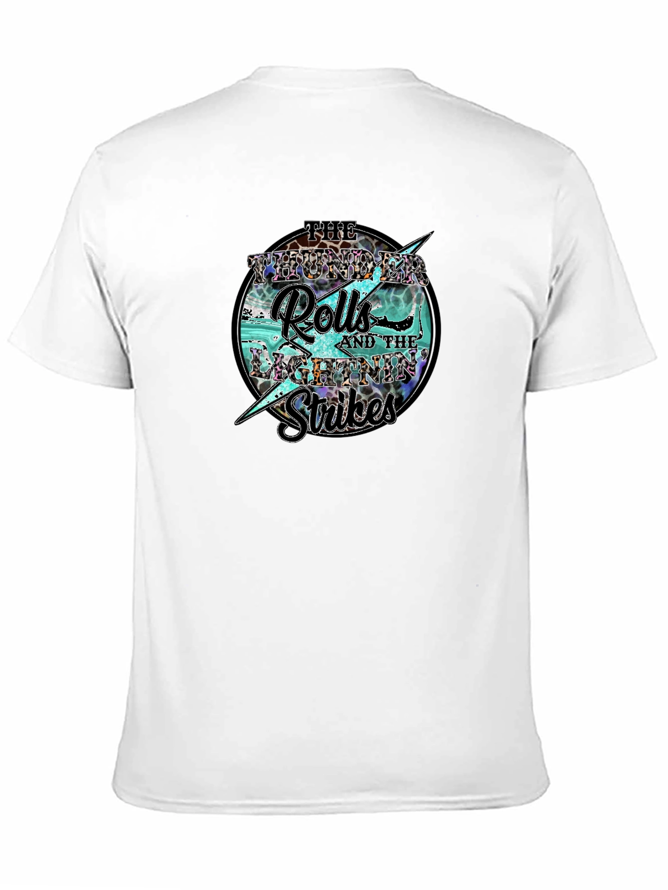 Black The Thunder Rolls Graphic T-Shirt view 11