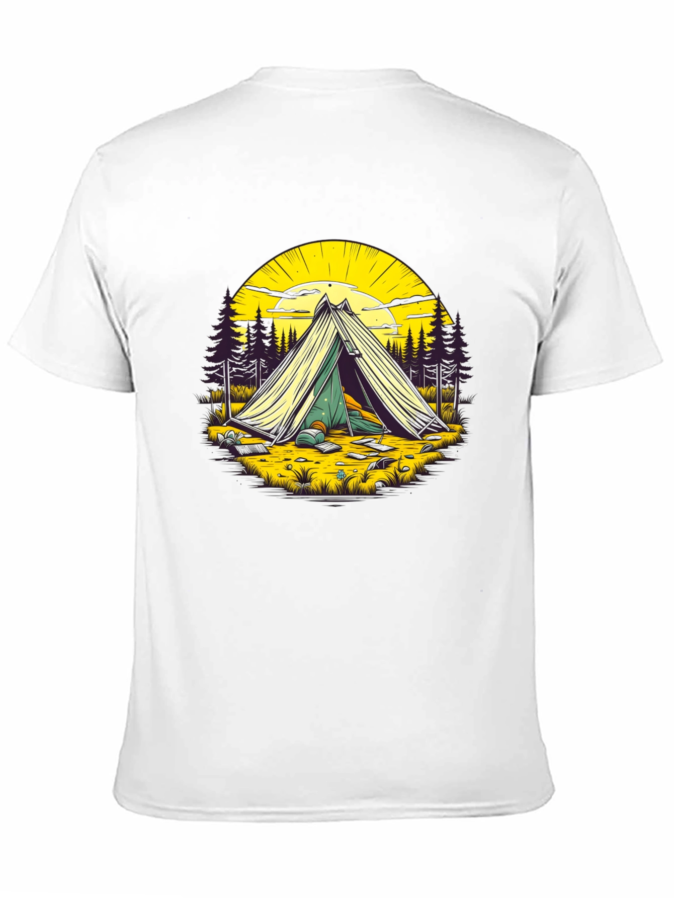Black Camping Adventure T-Shirt - Nature Lover Apparel view 11