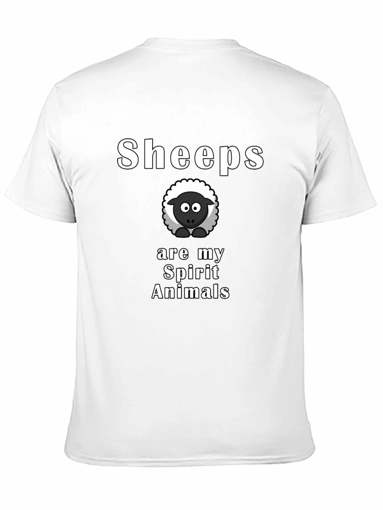 Black Sheep Spirit Animal Graphic Tee view 11