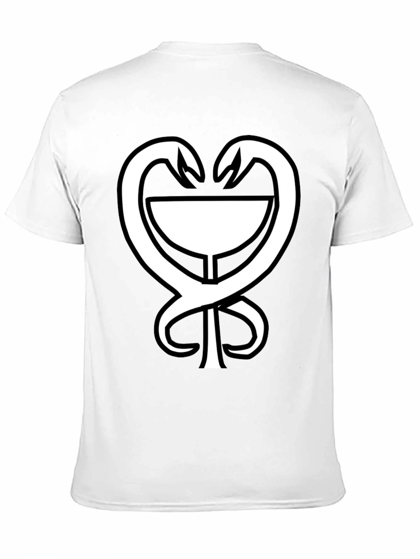 Black Aesculapian Staff T-Shirt view 11