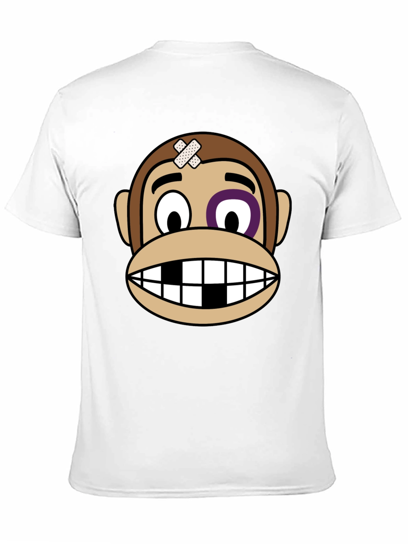 Black Funny Monkey Graphic T-Shirt view 11