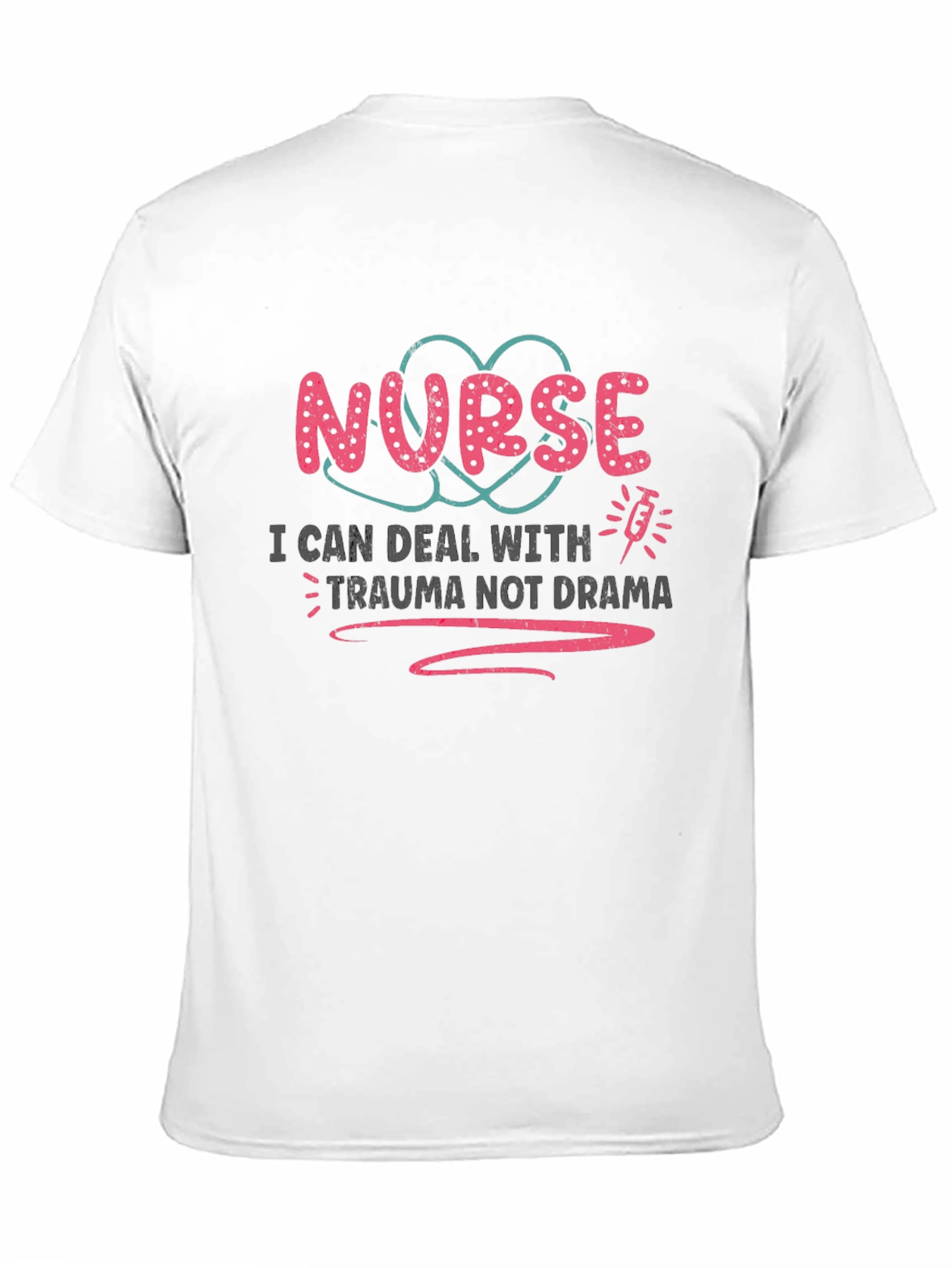 Black Nurse Trauma Drama Tee view 11