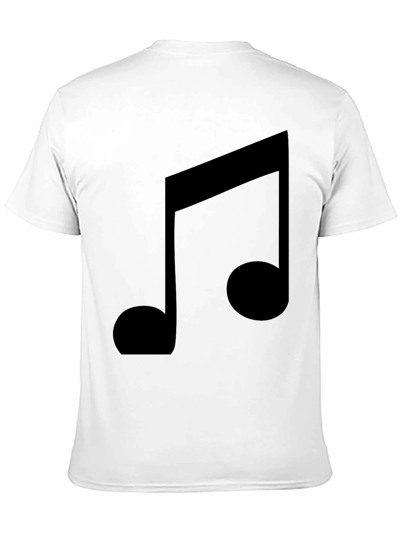 Black Musical Note Graphic Black T-Shirt view 11