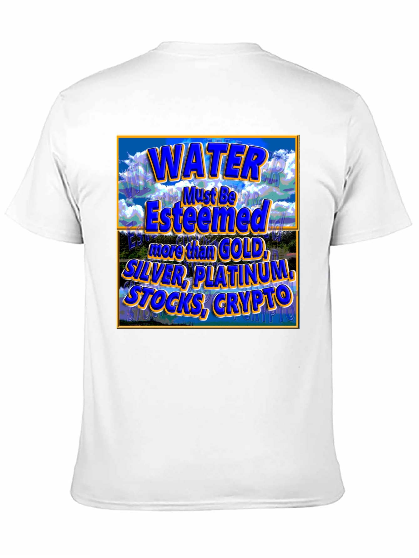 Black Water Esteemed Tee - More Than Gold Black T-Shirt view 11