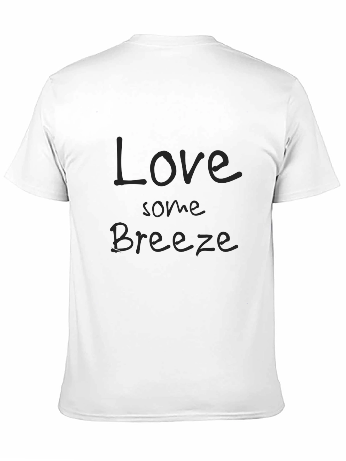 Black Love Some Breeze Black Graphic Tee view 11