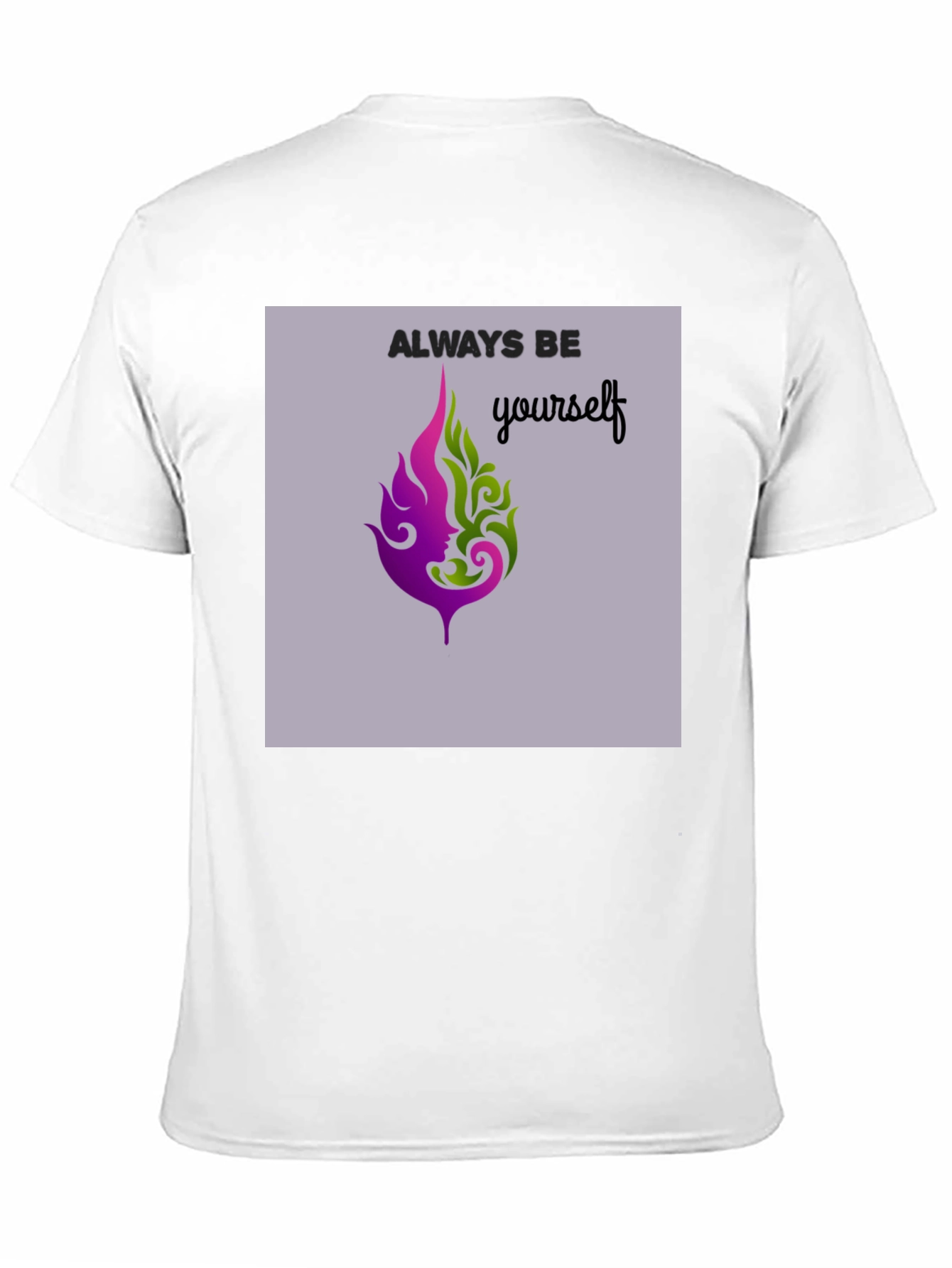 Black Always Be Yourself Graphic Tee - Unisex view 11