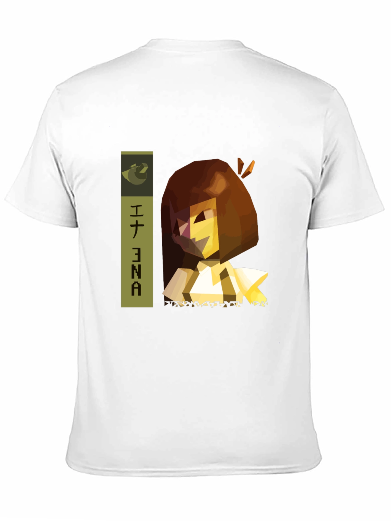 Black ENA Cartoon Black T-Shirt view 11