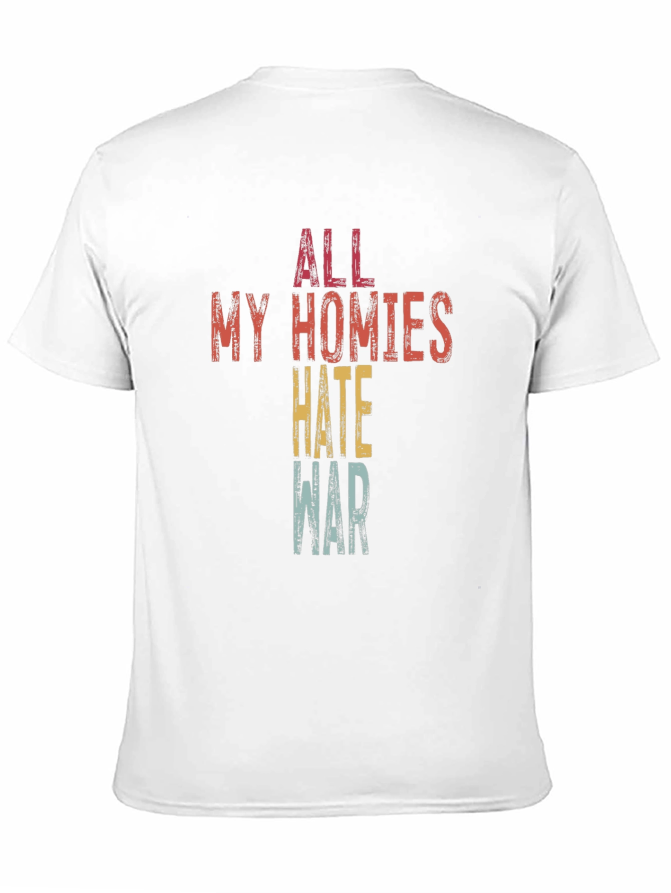 Black All My Homies Hate War T-Shirt - Stylish Graphic Tee view 11