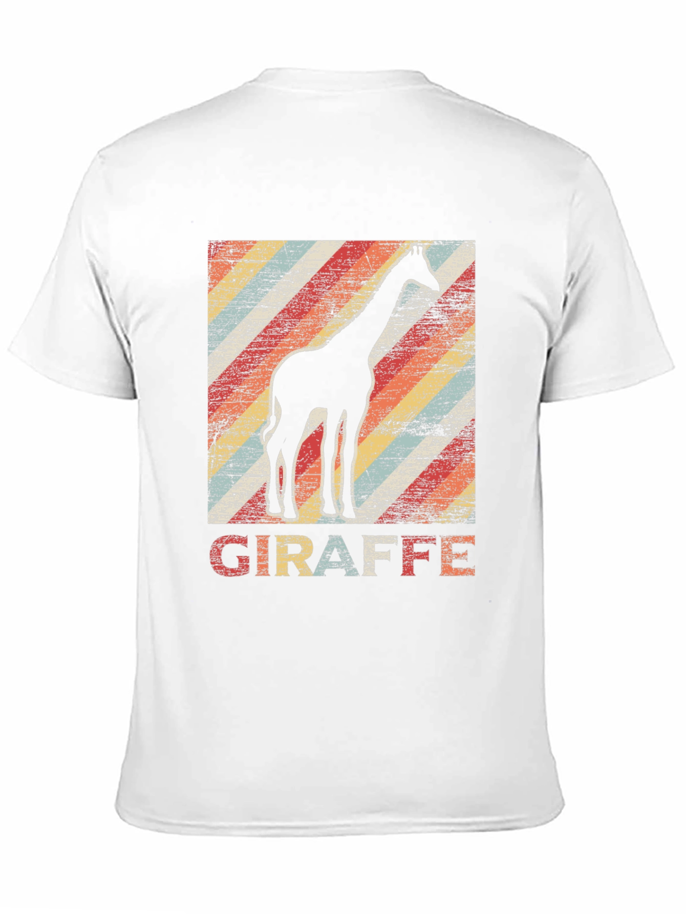Black Retro Giraffe Graphic Tee view 11