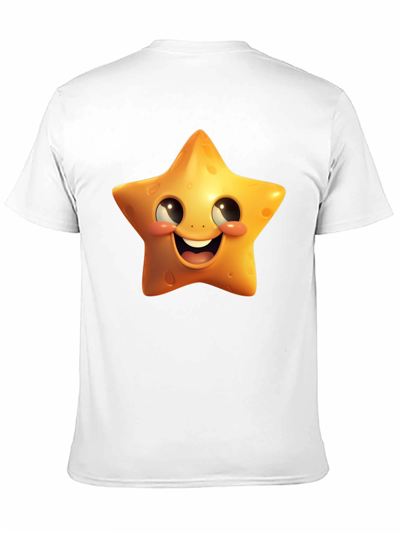 Black Star Cartoon Graphic Black T-Shirt view 11