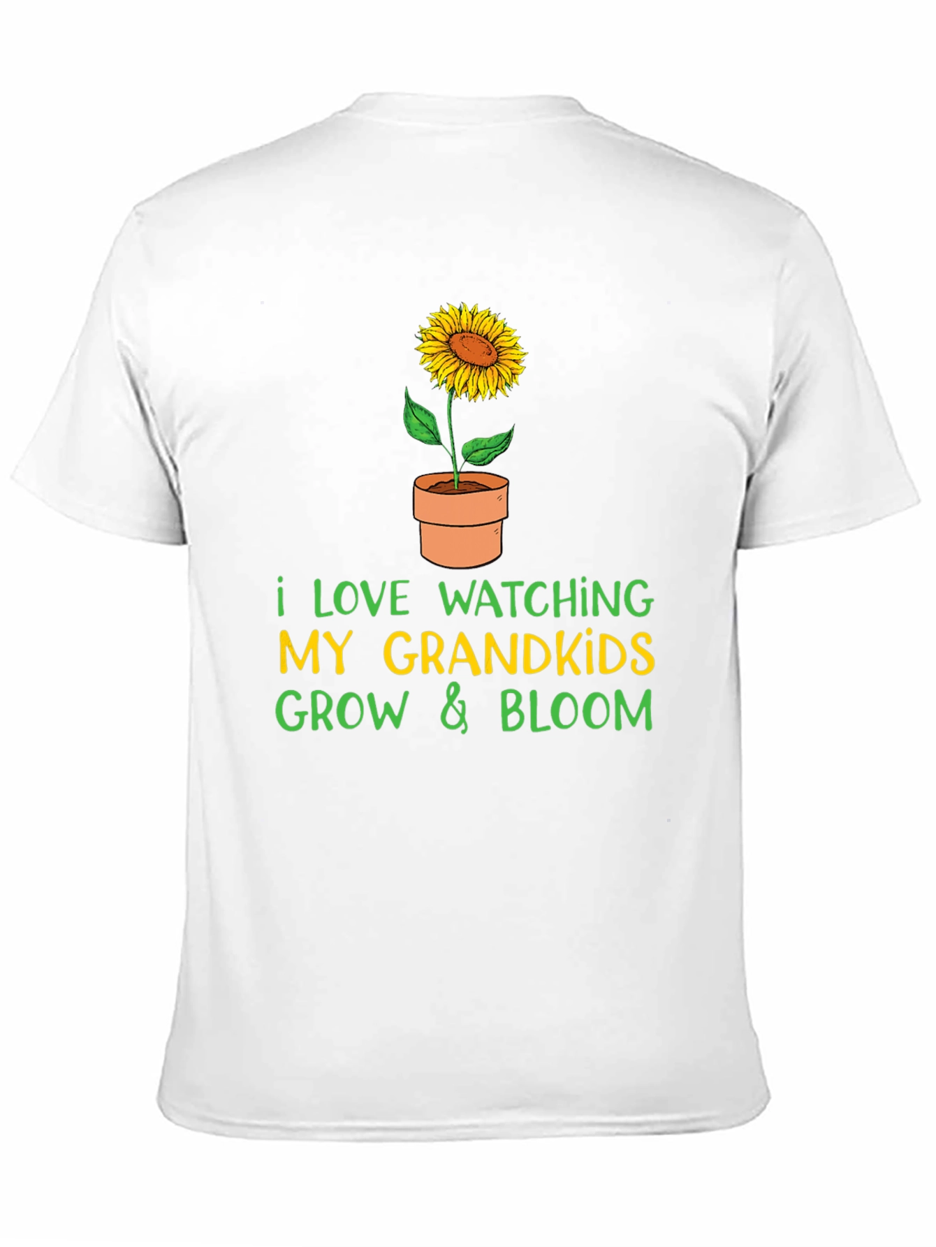 Black Grandparent Sunflower T-Shirt view 11