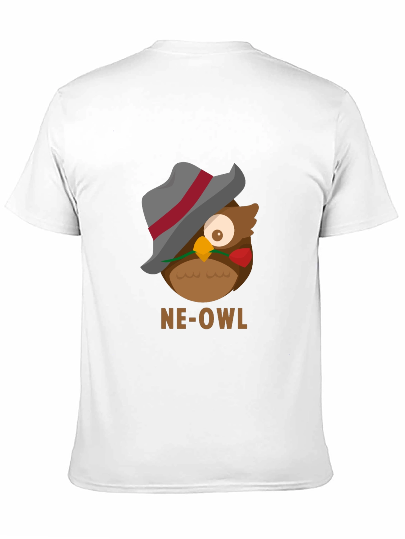 Black NE-OWL Graphic Tee - Stylish Owl Design view 11