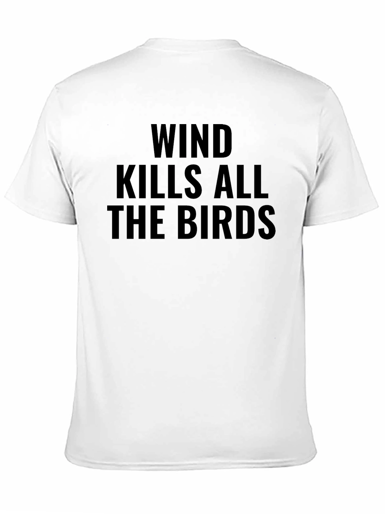 Black Wind Kills All the Birds Black Graphic Tee view 11
