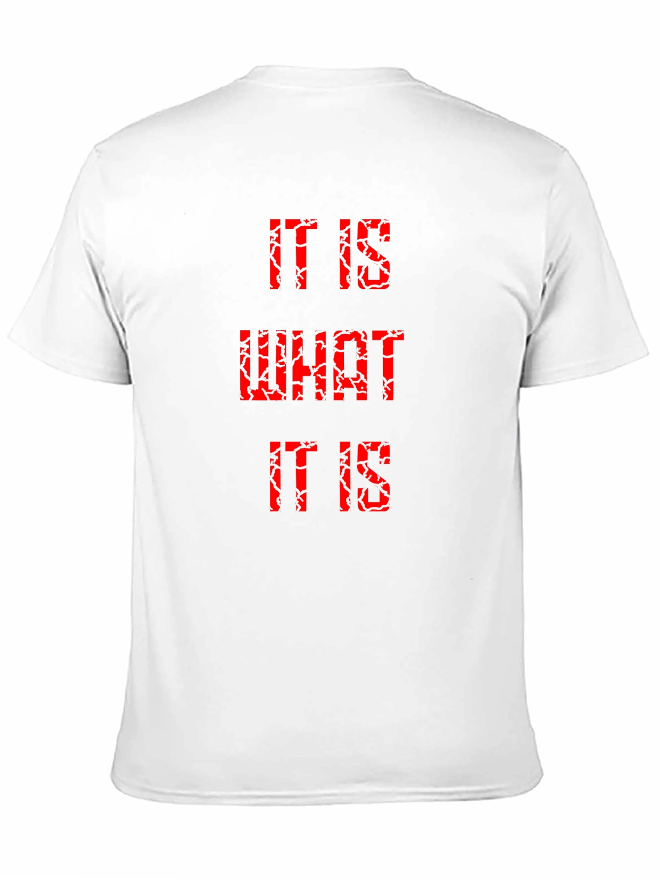 Black It Is What It Is Graphic Tee - Trendy Men's T-Shirt view 11