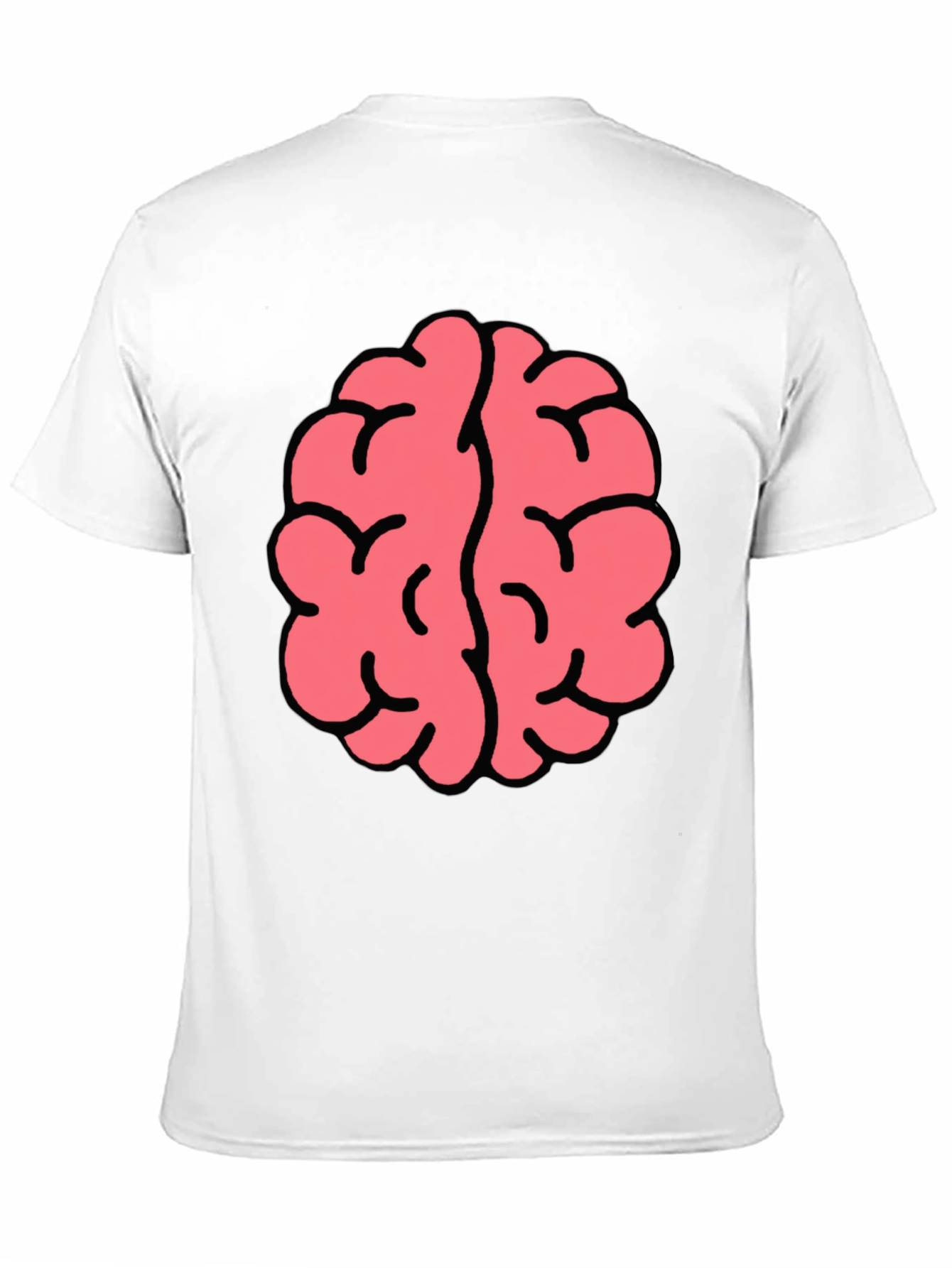 Black Brain Graphic Tee - Black Cotton Blend view 11