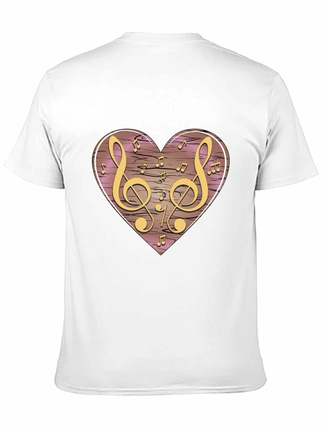 Black Music Heart T-Shirt view 11