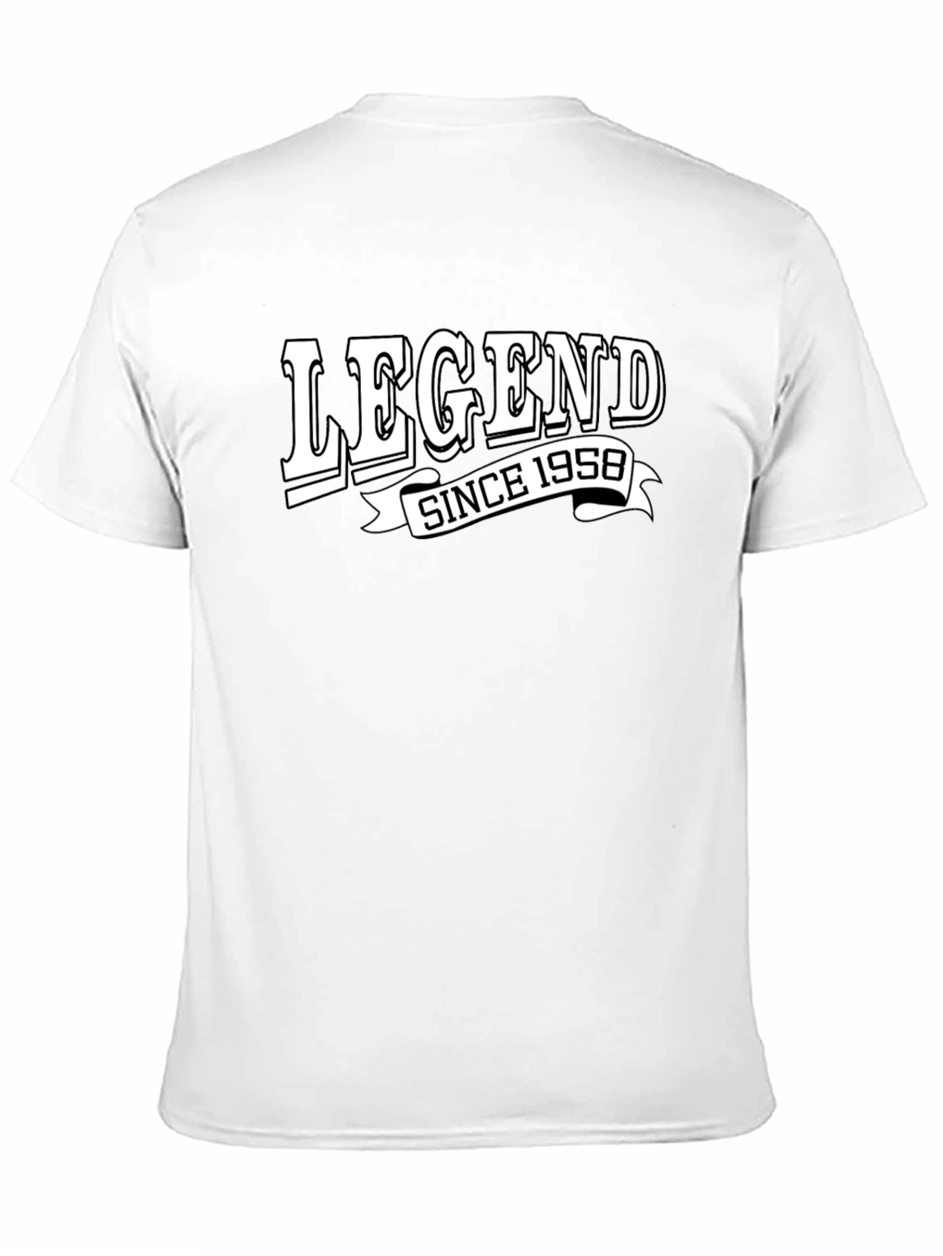 Black Legend Since 1958 Black T-Shirt view 11