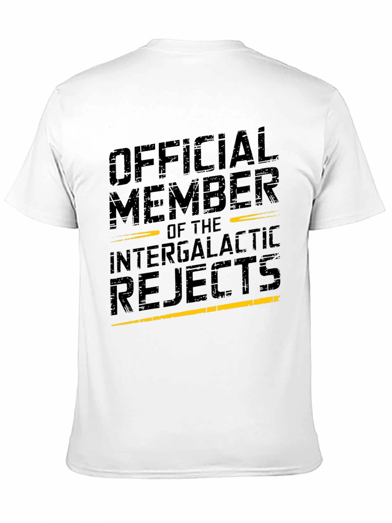 Black Official Member Intergalactic Rejects Graphic T-Shirt view 11