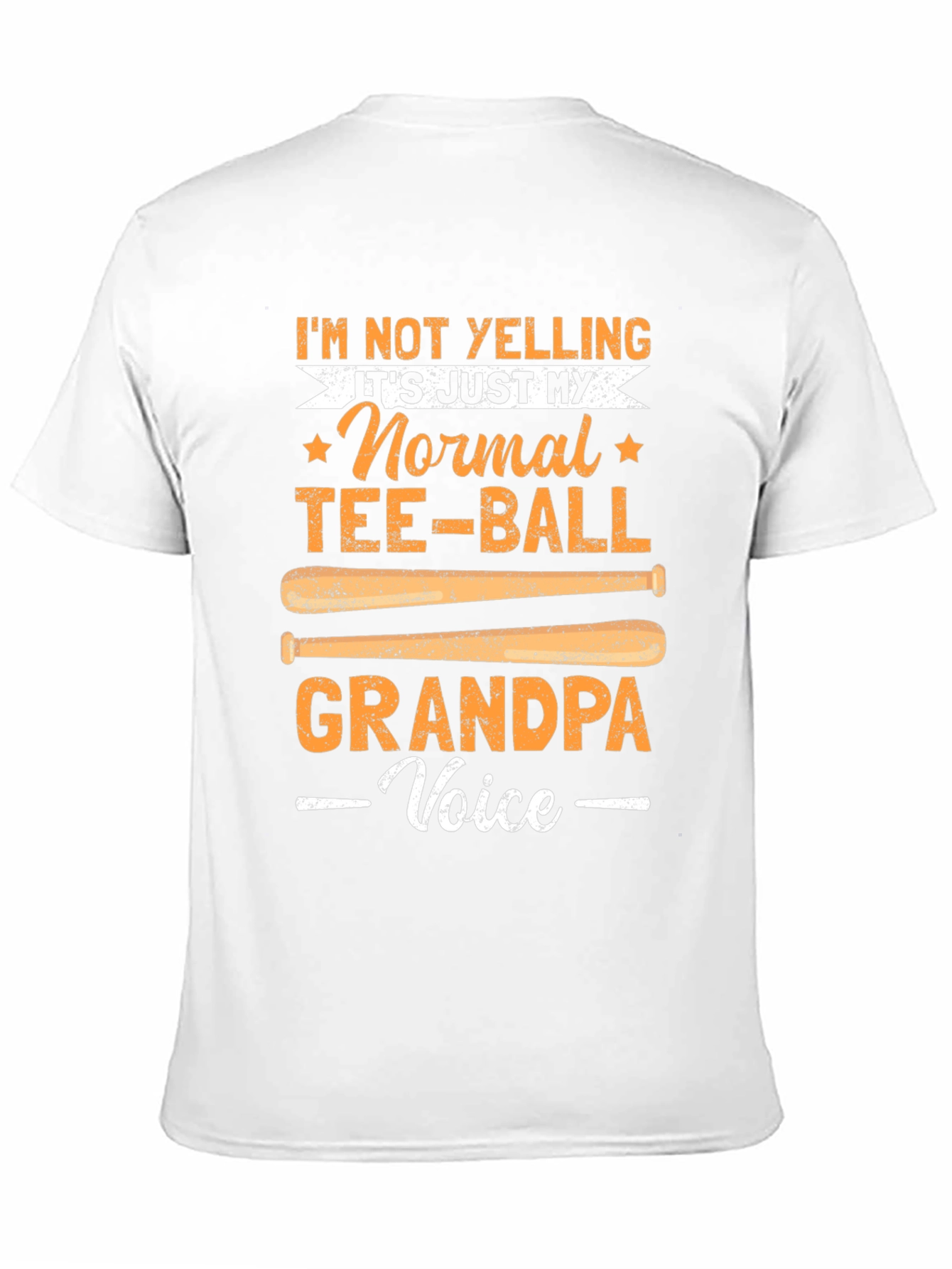 Black Tee-Ball Grandpa Voice T-Shirt view 11
