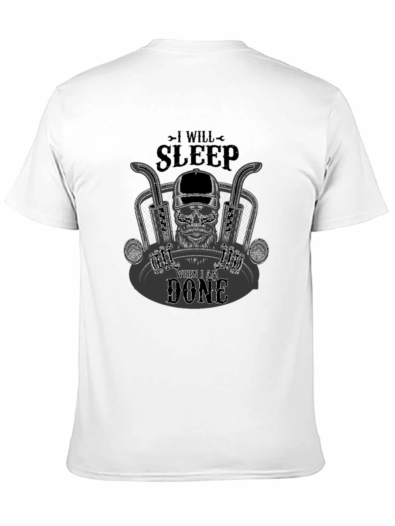Black I Will Sleep When I Am Done T-Shirt view 11