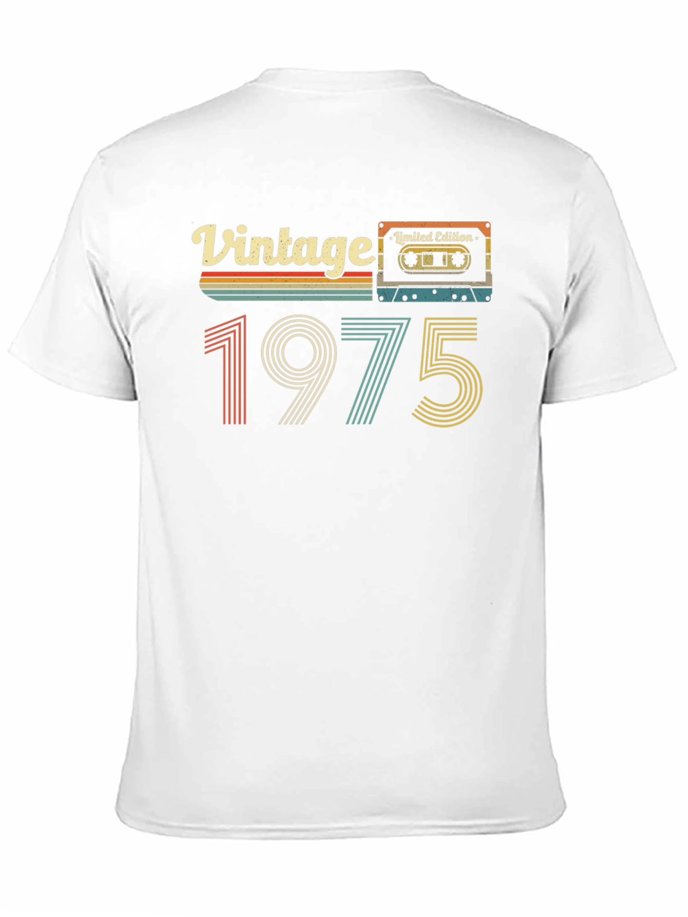 Black Vintage 1975 Cassette Tape T-Shirt - Limited Edition view 11