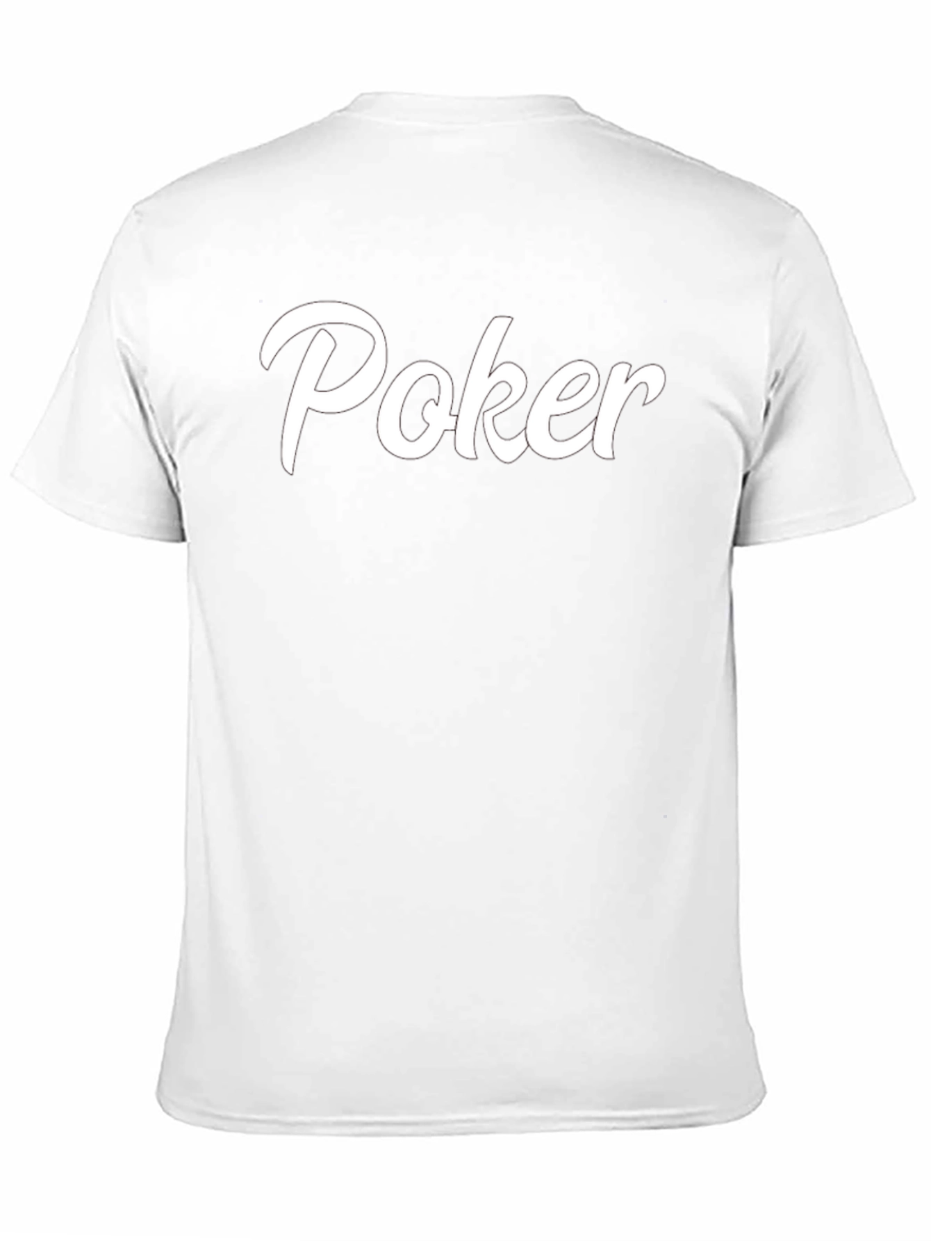 Black Poker T-Shirt - Classic Style, Comfortable Fit view 11